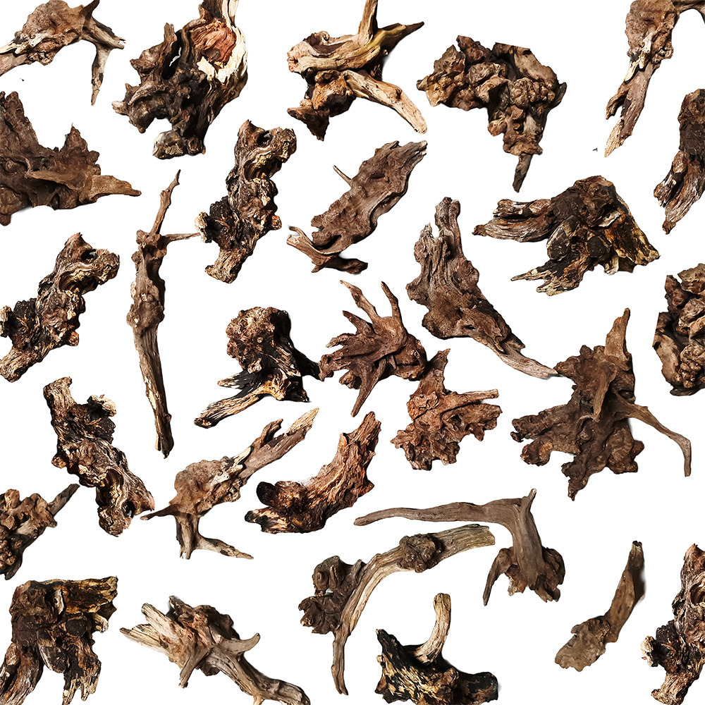 Korzeń Drift Wood Naturalna Ozdoba Dekoracja do Akwarium S 15-25cm